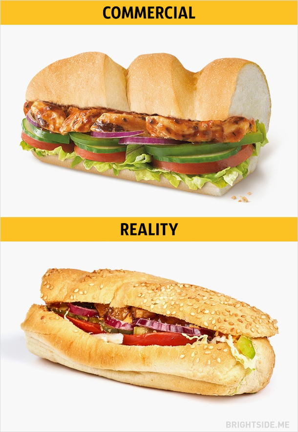 Fast Food Expectations Vs Reality, These Photos Will Surprise You - picture 13