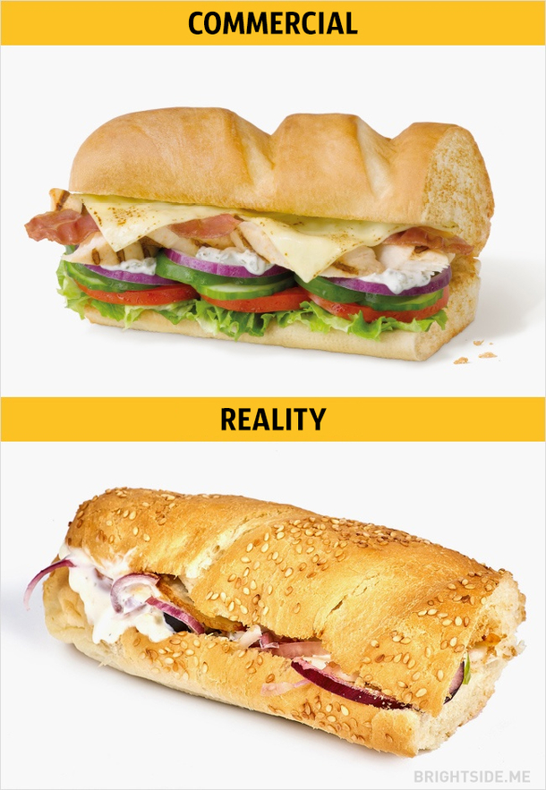 Fast Food Expectations Vs Reality, These Photos Will Surprise You - picture 14