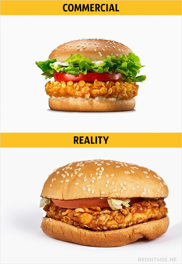 Fast Food Expectations Vs Reality, These Photos Will Surprise You - picture 16