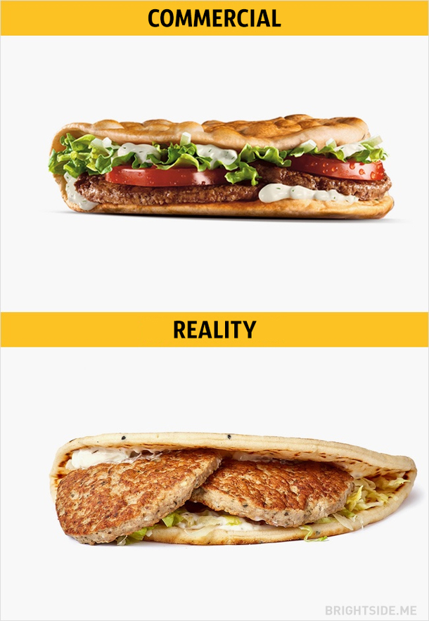 Fast Food Expectations Vs Reality, These Photos Will Surprise You - picture 3