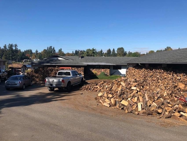 Father and his twin sons cut enough firewood to fill 80 trucks – donate it to those who are in need - picture 4