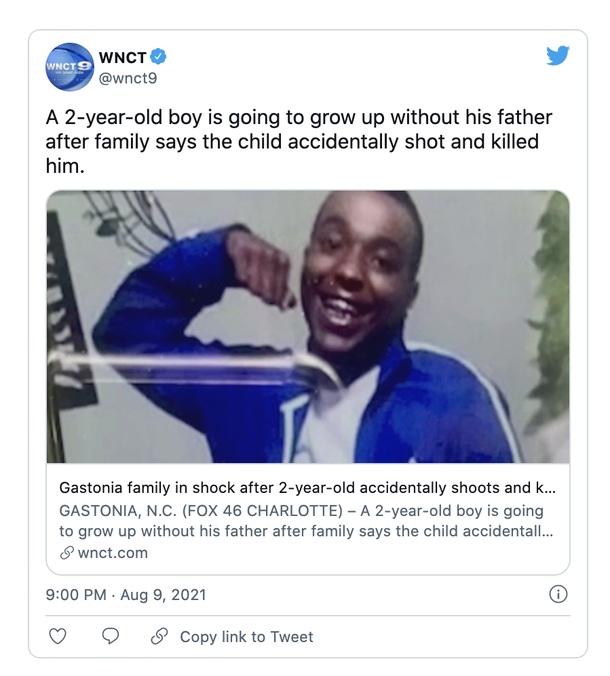 Father dies after 2-year-old boy accidentally shoots him in the back: "He doesn’t understand" - picture 2