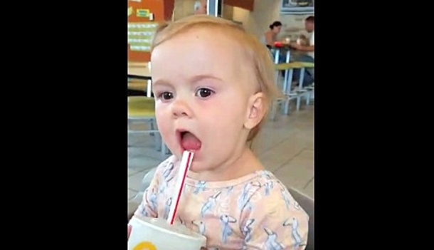 Father Gives Baby Girl 1st Sip Of Soda, Her Reaction Has The Internet In Laughter - picture 3