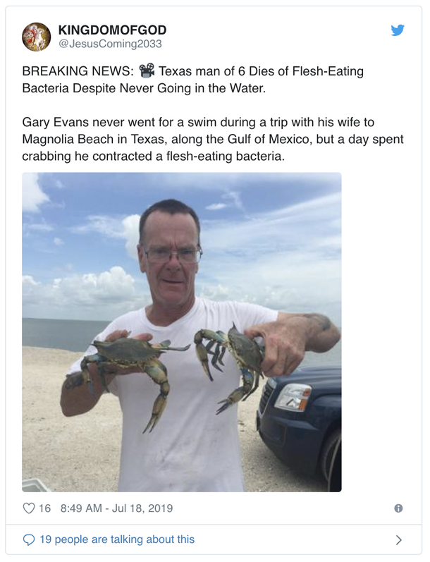Father Of 6 Passes Away Due To Flesh-Eating Bacteria Four Days After Going Crabbing With His Family - picture 2