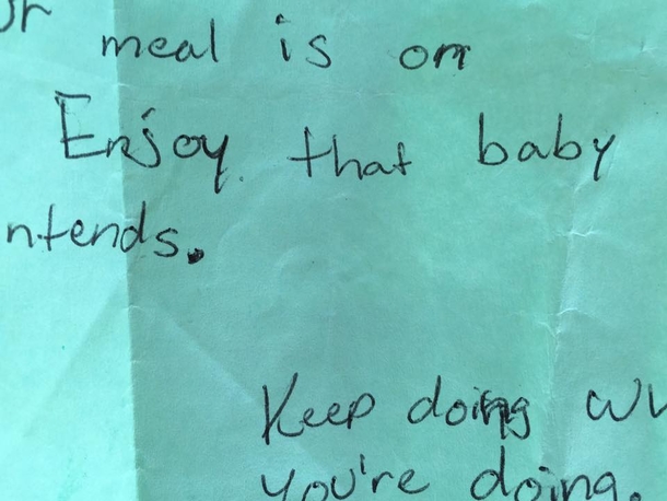 Father Out With Son Receives Surprising Note (Photos) - picture 4