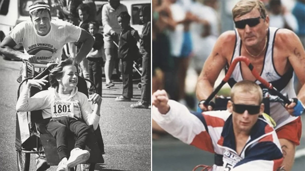 Father pushes his son with cerebral palsy to finish more than 1,000 races over 40 years - picture 2