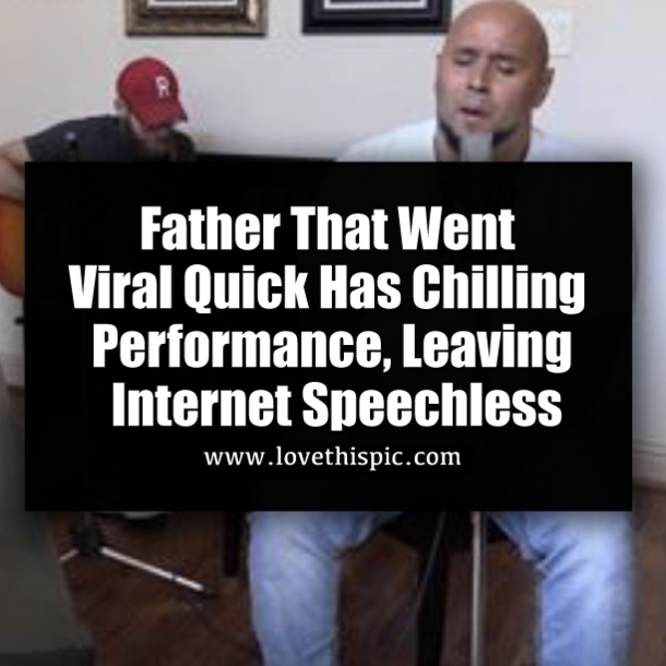 Father That Went Viral Quick Has Chilling Performance, Leaving Internet Speechless