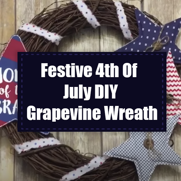 Festive 4th Of July DIY Grapevine Wreath