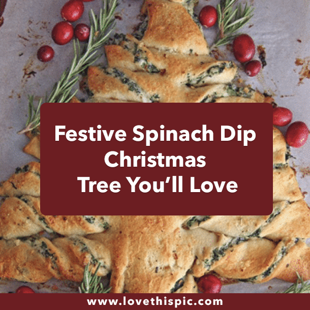 Festive Spinach Dip Christmas Tree You’ll Love