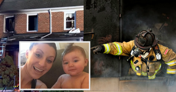 Fire Traps Baby, Firefighters SHOCKED When They Stop To See What’s On Her - picture 2