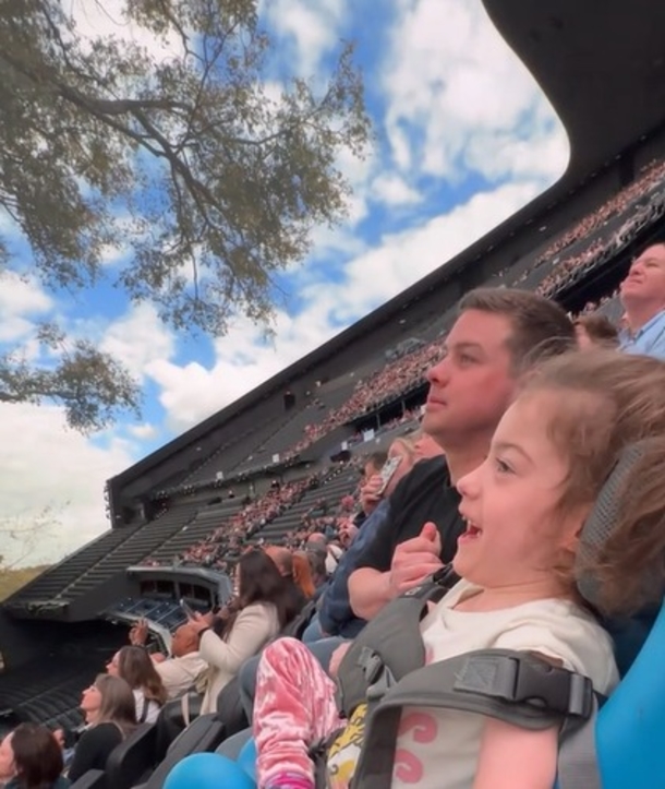 First-Time Movie Theater Experience: A Girl with Cerebral Palsy Radiates With Joy - picture 2