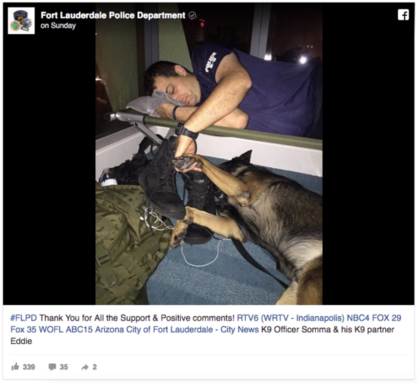 Florida Cops Falls Asleep After Saving And Rescuing Lives; Viewers Surprised To See Him Holding This - picture 3