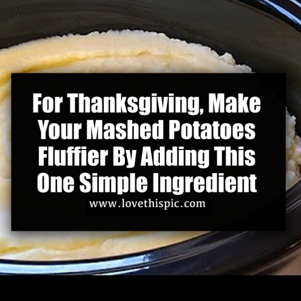 For Thanksgiving, Make Your Mashed Potatoes Fluffier By Adding This One Simple Ingredient