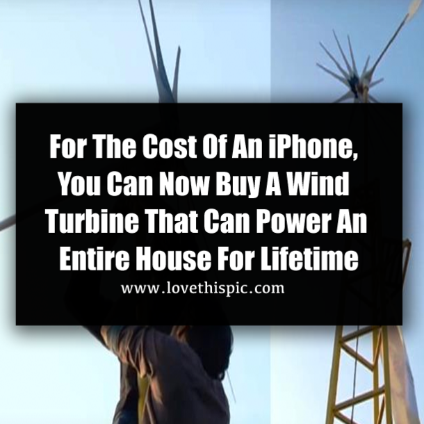 For The Cost Of An iPhone, You Can Now Buy A Wind Turbine That Can Power An Entire House For Lifetime