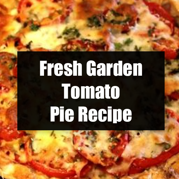 Fresh Garden Tomato Pie Recipe