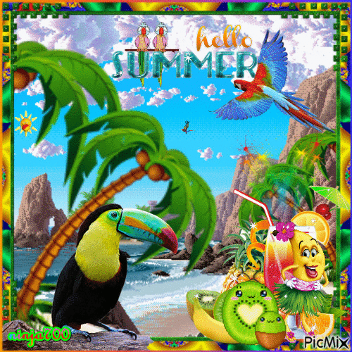 Fun Animated Hello Summer Quotes For 2022 - picture 4