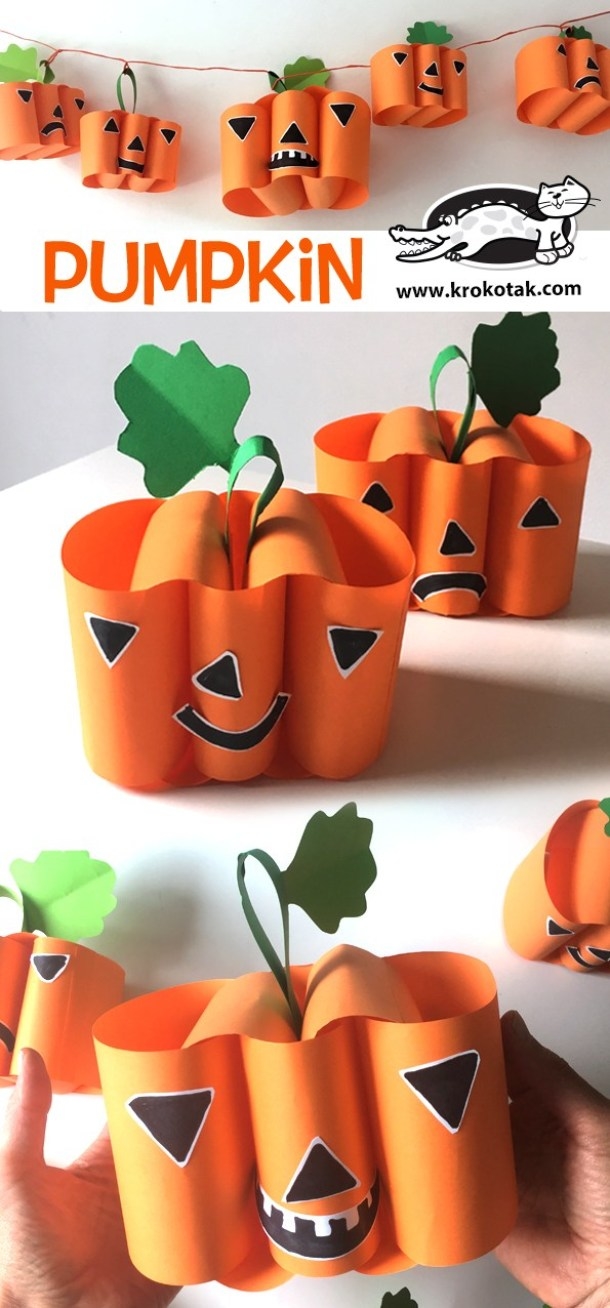 Fun DIY Halloween Pumpkin Crafts For Kids - picture 3