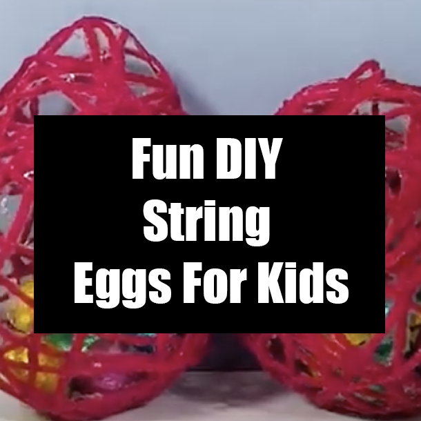 Fun DIY String Eggs For Kids