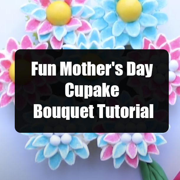 Fun Mother's Day Cupake Bouquet Tutorial