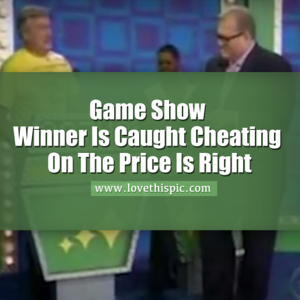 Game Show Winner Is Caught Cheating On The Price Is Right