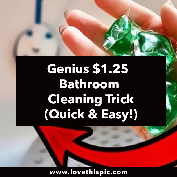 Genius $1.25 Bathroom Cleaning Trick (Quick & Easy!)