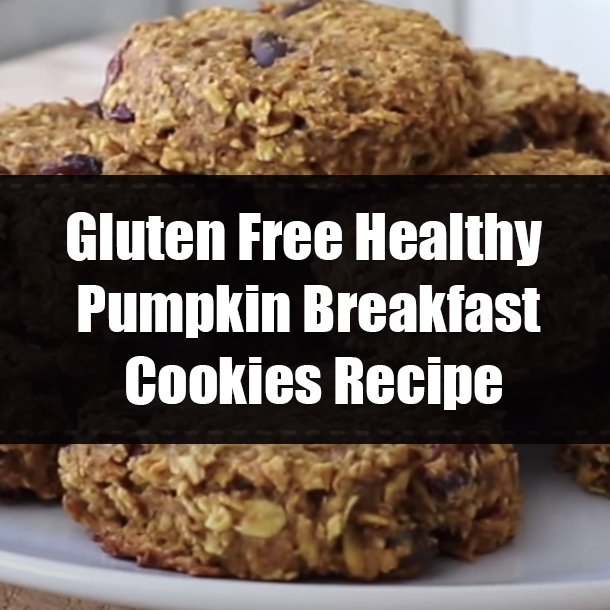 Gluten Free Healthy Pumpkin Breakfast Cookies Recipe
