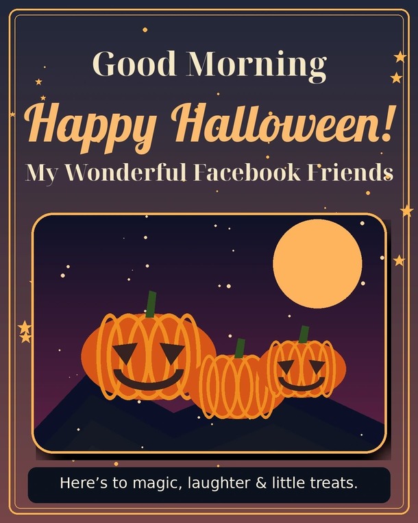 Good Morning Happy Halloween Pictures and GIFs to Share