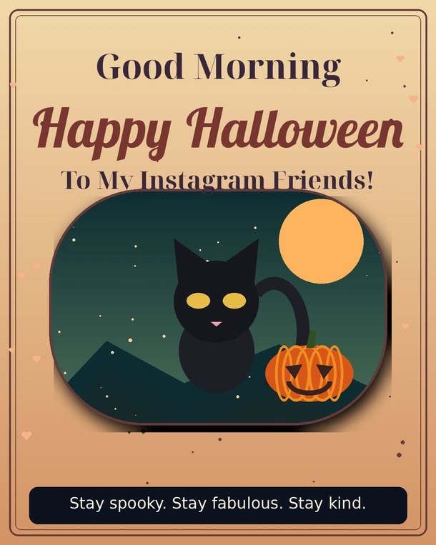 Good Morning Happy Halloween Pictures and GIFs to Share - picture 15