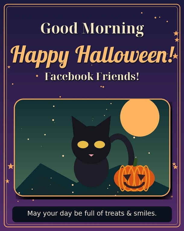 Good Morning Happy Halloween Pictures and GIFs to Share - picture 6