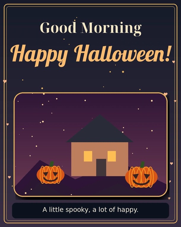 Good Morning Happy Halloween Pictures and GIFs to Share - picture 9