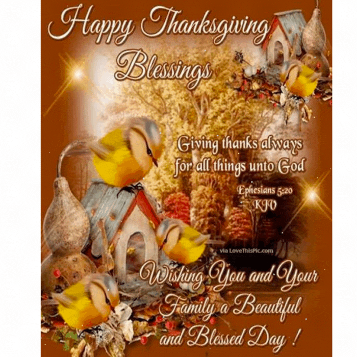 Good Morning Happy Thanksgiving Wishes, Blessings and GIFs - picture 13