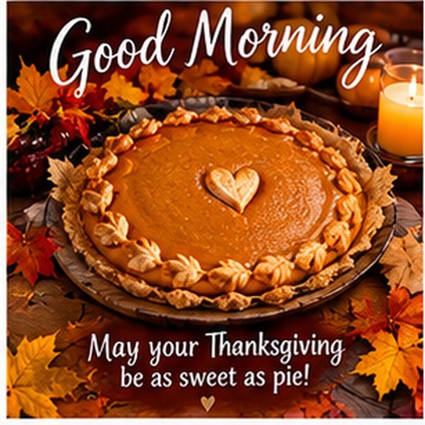 Good Morning Happy Thanksgiving Wishes, Blessings and GIFs - picture 14