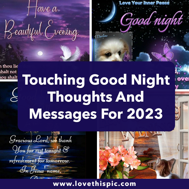 Good Night Thoughts And Messages For 2023