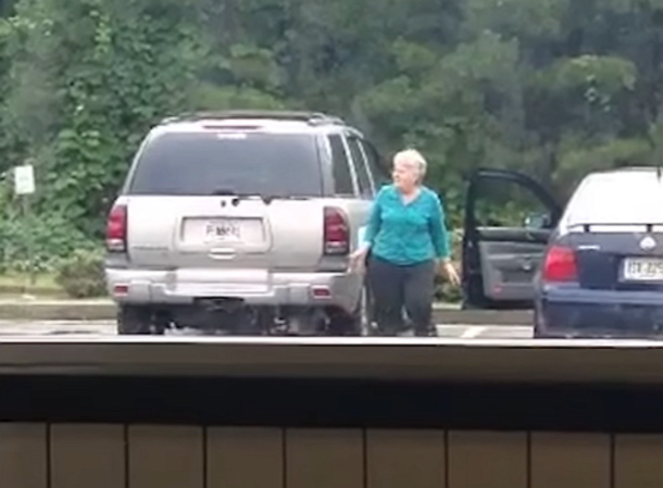 Grandma Totally Unaware She's On Footage But She's Caught In The Act Anyway - picture 2