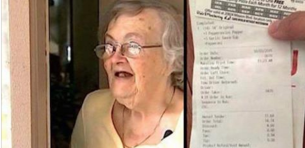 Grandma Who Didn't Order Pizza Gets Random Delivery, Then She Sees What's On Receipt (Photo) - picture 3