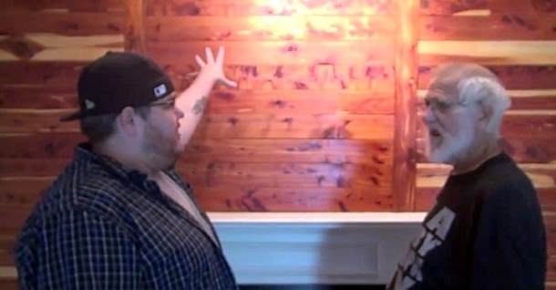 Grandpa Tours Son's New House, Then He Says 3 Words That Leave Them Both In Tears - picture 2