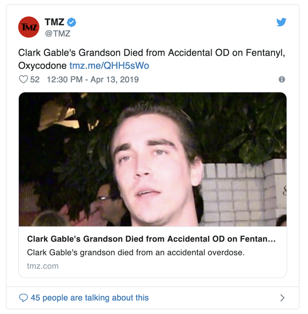 Grandson Of Beloved Hollywood Legend Passes Away Due To Drug Overdose, Details Revealed - picture 2