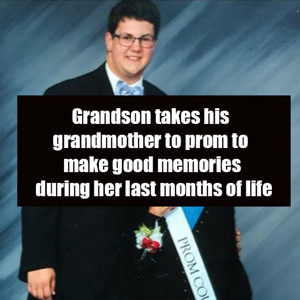 Grandson takes his grandmother to prom to make good memories during her last months of life