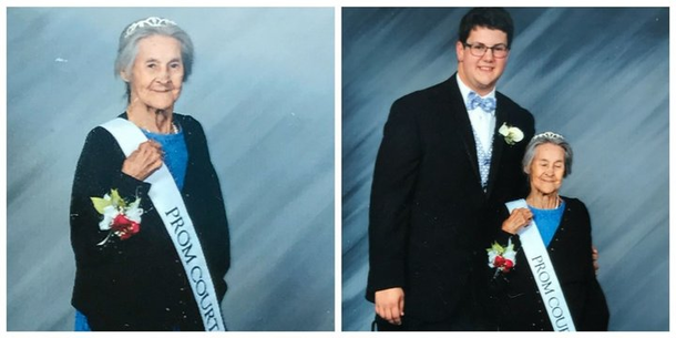 Grandson takes his grandmother to prom to make good memories during her last months of life - picture 4