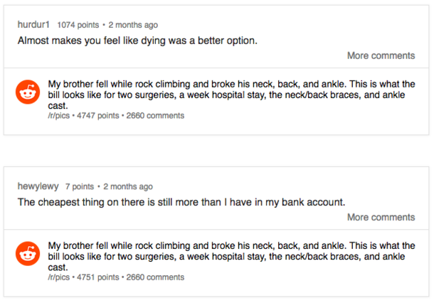 Guy Shares Horrifying Hospital Bill He Received After Breaking Three Bones, OMG! - picture 3