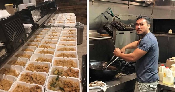 Guys cooked over 1,000 meals for hurricane victims for free – no one in the media paid this attention - picture 2