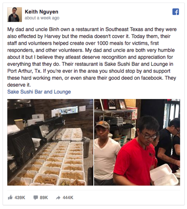 Guys cooked over 1,000 meals for hurricane victims for free – no one in the media paid this attention - picture 4