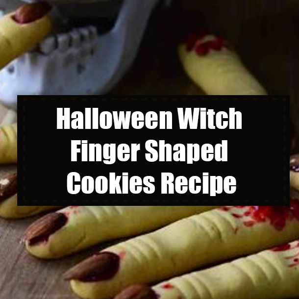 Halloween Witch Finger Shaped Cookies Recipe