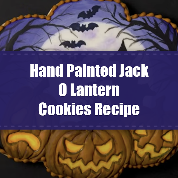 Hand Painted Jack O Lantern Cookies Recipe