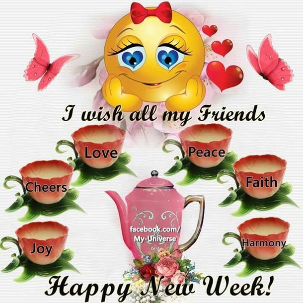 Happy New Week Blessings For Your Family & Friends - picture 3