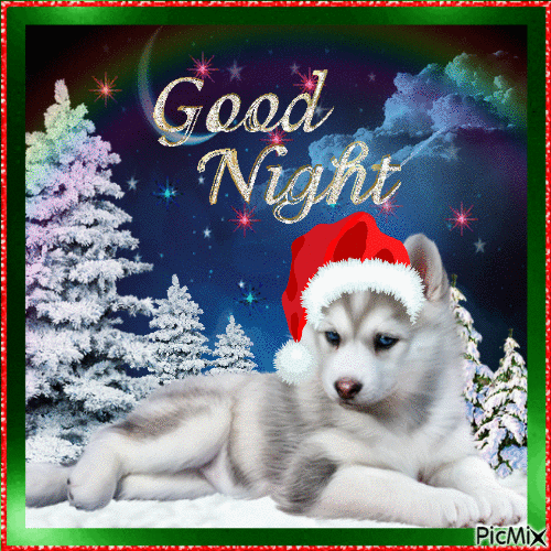 Have A Beautiful Night With These 10 Christmas Themed Good Night Gifs - picture 10