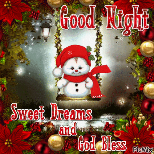 Have A Beautiful Night With These 10 Christmas Themed Good Night Gifs - picture 13