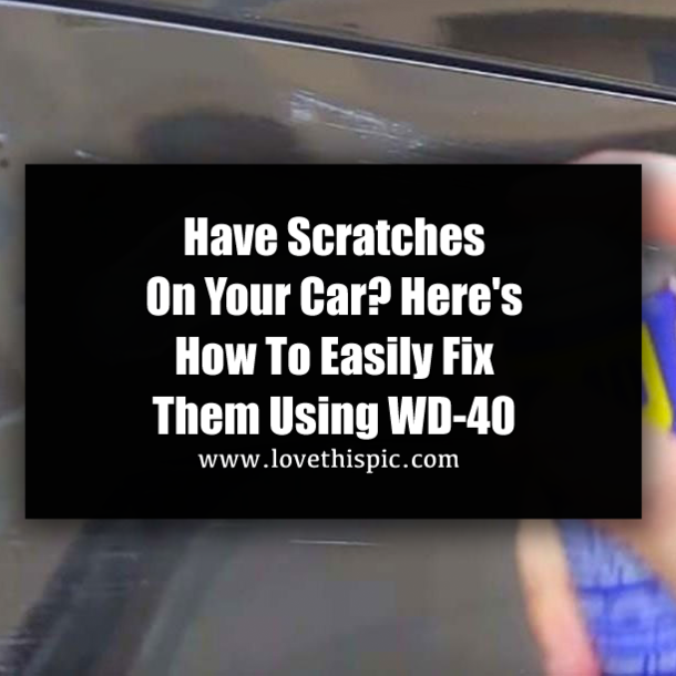 Have Scratches On Your Car? Here's How To Easily Fix Them Using WD-40