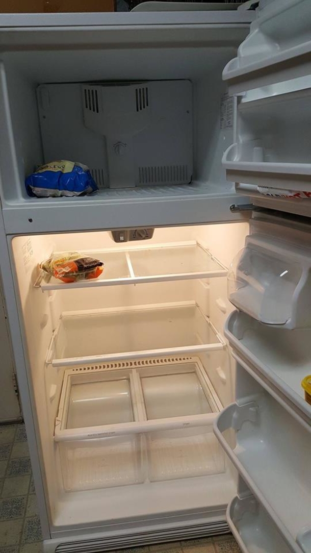 He asks nurse aide to clean-out his fridge, when she opens the door, she sees something that upsets her - picture 2