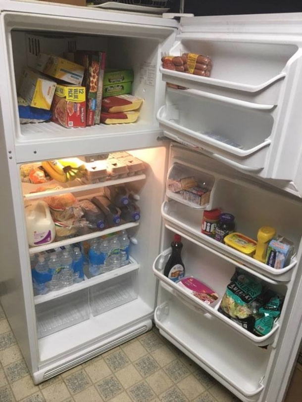 He asks nurse aide to clean-out his fridge, when she opens the door, she sees something that upsets her - picture 4